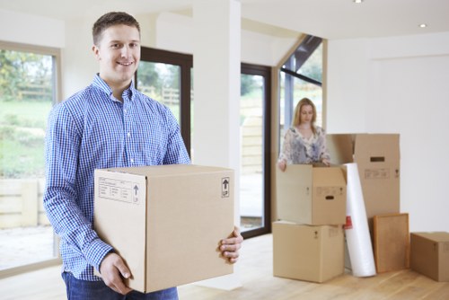 Packing supplies prepared for house removals in Westhampstead
