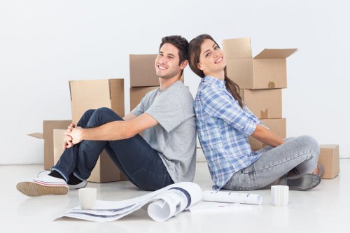 Professional removal team planning a move in West Hampstead