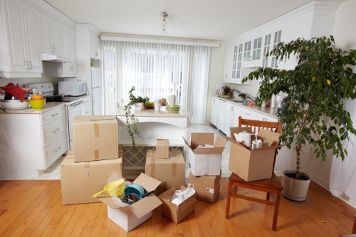 Risk assessment being completed before a removals job begins