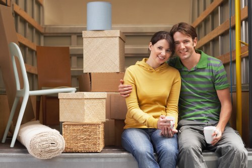 Final review of safety procedures for a professional removals service