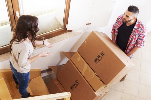 Household items arranged for load-based removals pricing