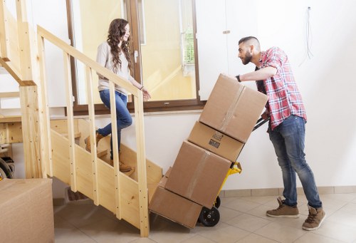 Office packing and unpacking support for businesses in Westhampstead