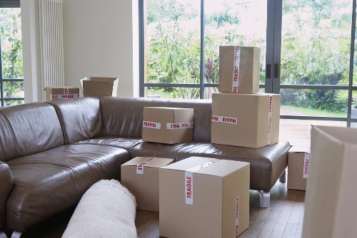 Moving crew completing a house removal service