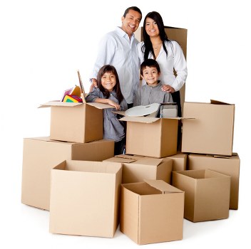 Organised packing supplies for a Westhampstead flat move